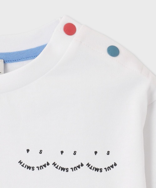 Paul Smith JUNIOR(ポールスミスジュニア)の「ジュニア "Happy" Tシャツ / 893155 4151202(Tシャツ/カットソー・キッズ・ホワイト/ブラック・90cm/110cm/100cm/120cm/130cm/140cm/150cm)」の13枚目の写真