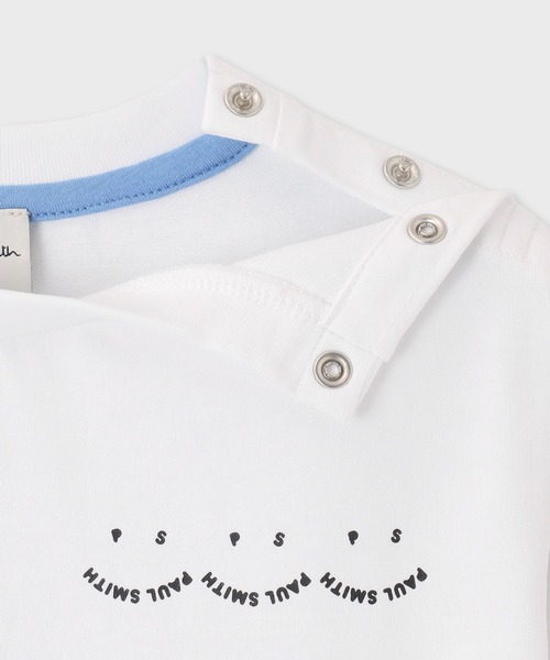 Paul Smith JUNIOR(ポールスミスジュニア)の「ジュニア "Happy" Tシャツ / 893155 4151202(Tシャツ/カットソー・キッズ・ホワイト/ブラック・90cm/110cm/100cm/120cm/130cm/140cm/150cm)」の14枚目の写真