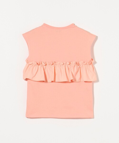 green label relaxing（グリーンレーベルリラクシング）の「【スタメンシリーズ】HCフリル Tシャツ / キッズ 100cm-160cm（Tシャツ/カットソー・キッズ・ブラック/オフホワイト/パープル/シャーベット・130cm/120cm/100cm/110cm/160cm/150cm/140cm）」の7枚目の写真