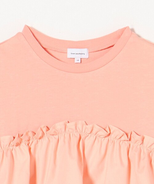 green label relaxing（グリーンレーベルリラクシング）の「【スタメンシリーズ】HCフリル Tシャツ / キッズ 100cm-160cm（Tシャツ/カットソー・キッズ・ブラック/オフホワイト/パープル/シャーベット・130cm/120cm/100cm/110cm/160cm/150cm/140cm）」の21枚目の写真