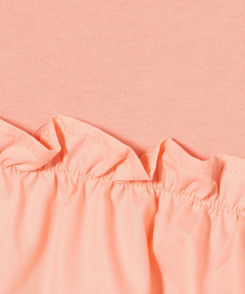 green label relaxing（グリーンレーベルリラクシング）の「【スタメンシリーズ】HCフリル Tシャツ / キッズ 100cm-160cm（Tシャツ/カットソー・キッズ・ブラック/オフホワイト/パープル/シャーベット・130cm/120cm/100cm/110cm/160cm/150cm/140cm）」の8枚目の写真