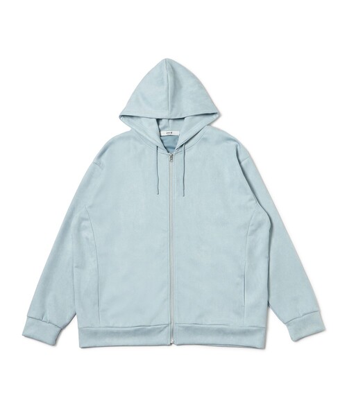  j.n.r.d（ジェー・エヌ・アール・ディー）の「スエードタッチフルZIPパーカー（パーカー・メンズ・サックスブルー/チャコールグレー/ホワイト系その他6・LL/M/L）」の19枚目の写真