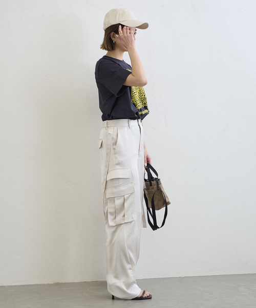 GANNI(ガニー)の「GANNI/ ガニー Basic Jersey Owls Relaxed T-shirt(Tシャツ/カットソー・レディース・ブラック系その他・FREE)」の4枚目の写真