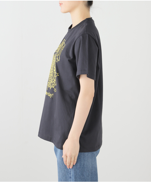 GANNI(ガニー)の「GANNI/ ガニー Basic Jersey Owls Relaxed T-shirt(Tシャツ/カットソー・レディース・ブラック系その他・FREE)」の11枚目の写真