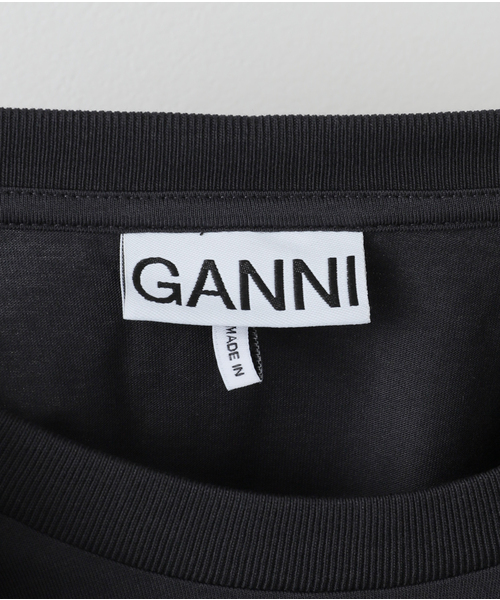 GANNI(ガニー)の「GANNI/ ガニー Basic Jersey Owls Relaxed T-shirt(Tシャツ/カットソー・レディース・ブラック系その他・FREE)」の15枚目の写真