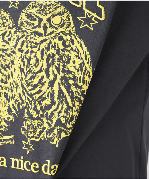 GANNI(ガニー)の「GANNI/ ガニー Basic Jersey Owls Relaxed T-shirt(Tシャツ/カットソー・レディース・ブラック系その他・FREE)」の17枚目の写真