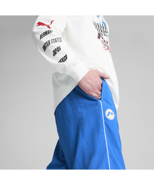 PUMA（プーマ）の「PUMA プーマ ユニセックス SDS リラックス グラフィック トラック パンツ（その他パンツ・メンズ・ブラック/ロイヤルブルー・SMALL/MEDIUM/LARGE/X-LARGE/XX-LARGE）」の9枚目の写真