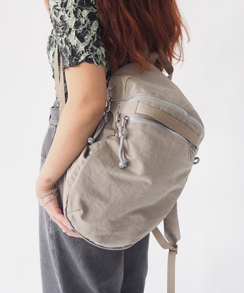 Casselini(キャセリーニ)の「CONTROL FREAK / CTFK(コントロールフリーク)DOWNYリュック(バックパック/リュック・レディース・ブラック/グレー/ピンク/ブラウン・FREE)」の2枚目の写真