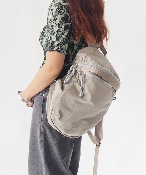 Casselini(キャセリーニ)の「CONTROL FREAK / CTFK(コントロールフリーク)DOWNYリュック(バックパック/リュック・レディース・ブラック/グレー/ピンク/ブラウン・FREE)」の14枚目の写真