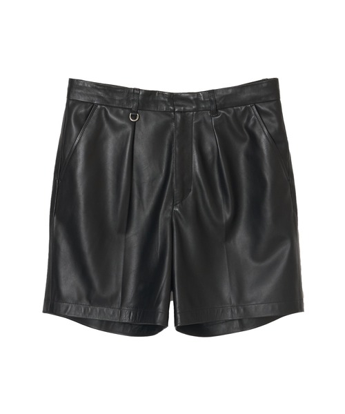CRIMIE（クライミー）の「SPANISH LAMB LEATHER SHORT TROUSERS（その他パンツ・メンズ・ブラック・M/L/XL/XXL/S）」の3枚目の写真