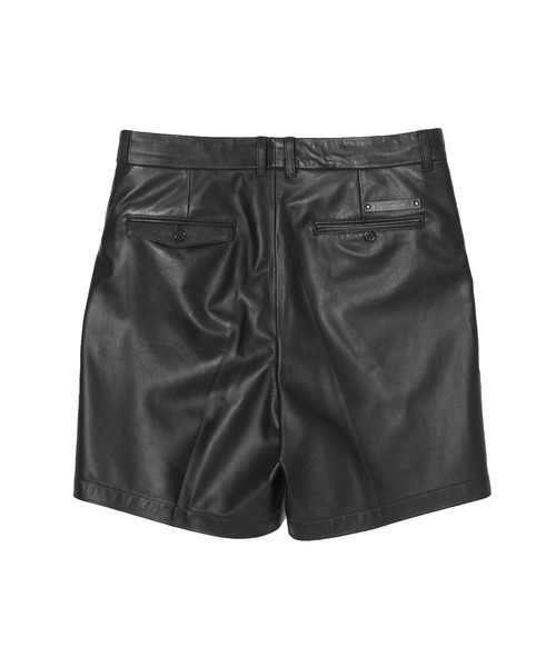 CRIMIE（クライミー）の「SPANISH LAMB LEATHER SHORT TROUSERS（その他パンツ・メンズ・ブラック・M/L/XL/XXL/S）」の4枚目の写真