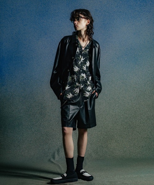 CRIMIE（クライミー）の「SPANISH LAMB LEATHER SHORT TROUSERS（その他パンツ・メンズ・ブラック・M/L/XL/XXL/S）」の8枚目の写真