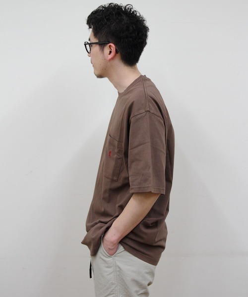 tシャツ Gramicci/グラミチ　ピグメントワンポイントTEE　ONE POINT TEE PIGMENT DYED　G304-OGJ-PG レデ ワンポイントTシャツピグメントダイ｜ONE POINT TEE PIGMENT