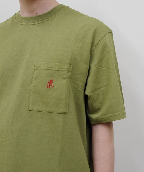 tシャツ Gramicci/グラミチ　ピグメントワンポイントTEE　ONE POINT TEE PIGMENT DYED　G304-OGJ-PG レデ ワンポイントTシャツ｜ONE POINT TEE｜Gramicci｜グラミチ公式