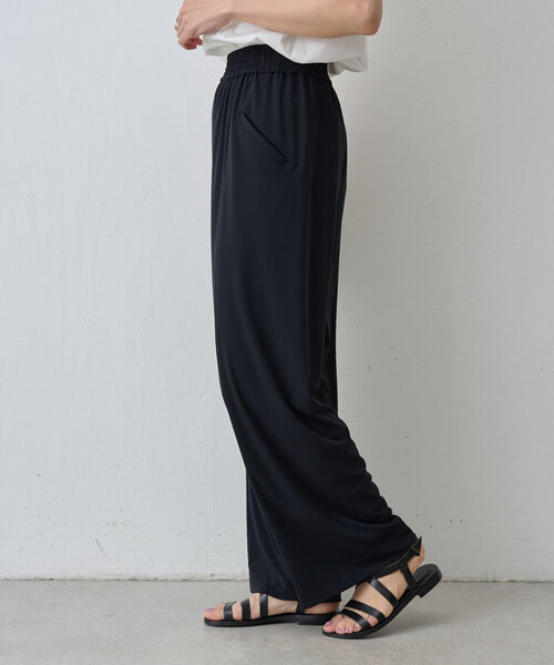 BEARDSLEY（ビアズリー）の「ウエストギャザーワイドパンツ（その他パンツ・レディース・チャコールグレー/ブラック・1/0）」の10枚目の写真