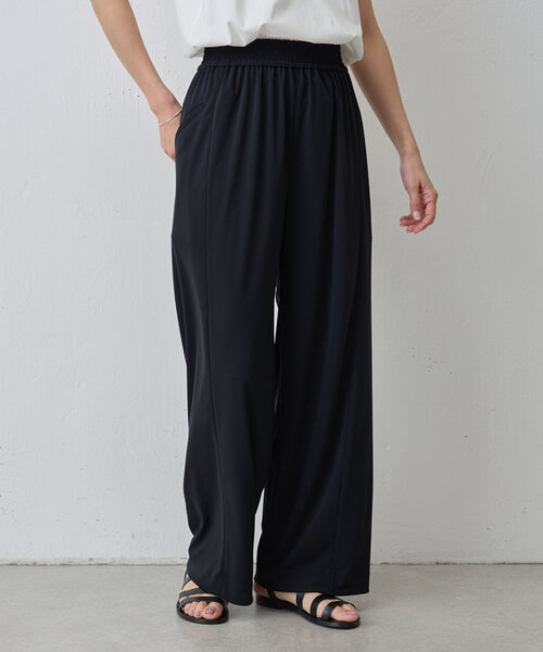 BEARDSLEY ワイドパンツ ビアズリー BEARDSLEY ラップワイドパンツ （navy