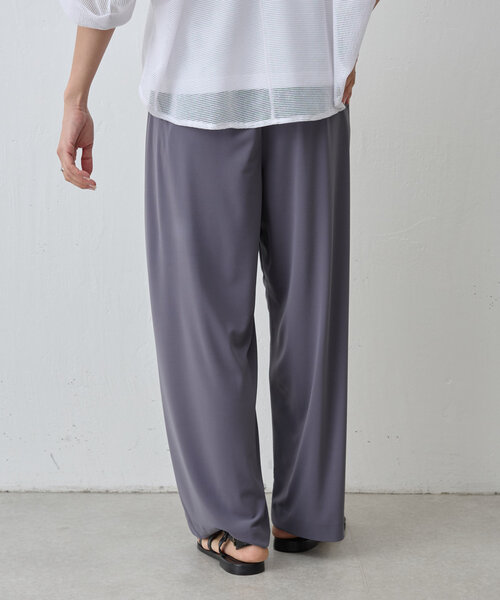 BEARDSLEY（ビアズリー）の「ウエストギャザーワイドパンツ（その他パンツ・レディース・チャコールグレー/ブラック・1/0）」の20枚目の写真