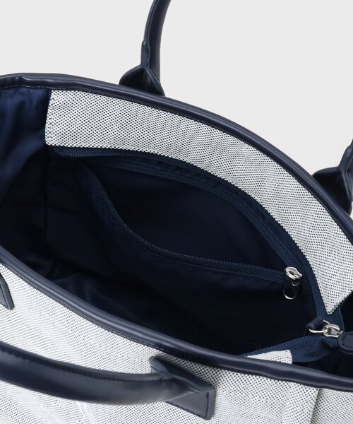 adabat（アダバット）の「◆キャンバスカートバッグ（トートバッグ・レディース・ネイビー/ホワイト・00）」の16枚目の写真