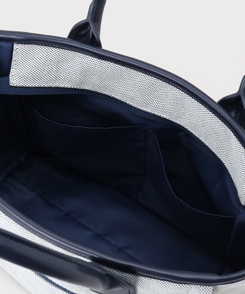 adabat（アダバット）の「◆キャンバスカートバッグ（トートバッグ・レディース・ネイビー/ホワイト・00）」の17枚目の写真