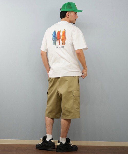TOY MACHINE(トイ マシーン)の「【ムラサキスポーツ限定】TOY MACHINE/トイマシーン 半袖Tシャツ ビッグシルエット Tシャツ MTMSFST8(Tシャツ/カットソー・メンズ・ホワイト/サンドベージュ/ブラック・XL/L/M)」の7枚目の写真