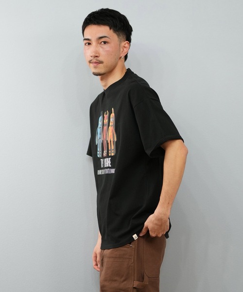 TOY MACHINE(トイ マシーン)の「【ムラサキスポーツ限定】TOY MACHINE/トイマシーン 半袖Tシャツ ビッグシルエット Tシャツ MTMSFST8(Tシャツ/カットソー・メンズ・ホワイト/サンドベージュ/ブラック・XL/L/M)」の9枚目の写真