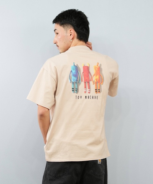 TOY MACHINE(トイ マシーン)の「【ムラサキスポーツ限定】TOY MACHINE/トイマシーン 半袖Tシャツ ビッグシルエット Tシャツ MTMSFST8(Tシャツ/カットソー・メンズ・ホワイト/サンドベージュ/ブラック・XL/L/M)」の14枚目の写真
