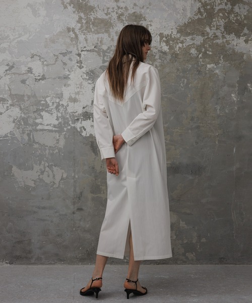 セール】【EMOELLE】ミリタリーシャツワンピース（シャツ