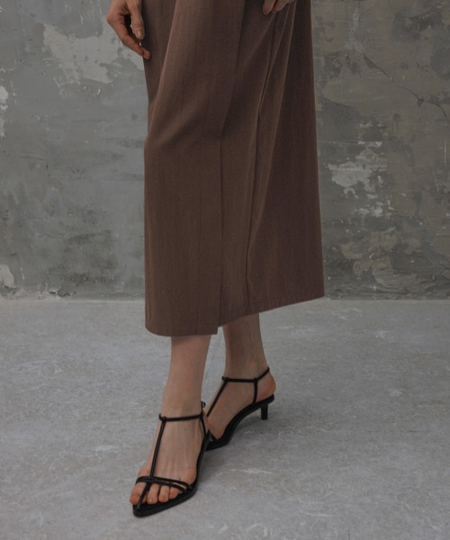 ADAM ET ROPE'（アダムエロペ）の「【EMOELLE】ミリタリーシャツワンピース（シャツワンピース・レディース・ホワイト/ブラウン系その他・FREE）」の9枚目の写真