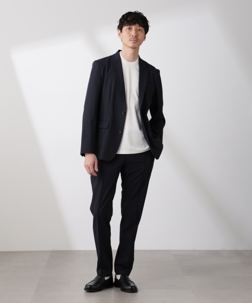ナノユニバース/ネイビー ジャケット、ベスト、パンツ３ピーススーツ ナノユニバース/ネイビー ジャケット、ベスト、パンツ3ピーススーツ