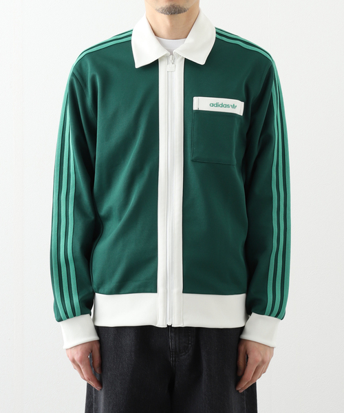 adidas（アディダス）の「ADIDAS / アディダス　ORI TRACK TOP（ブルゾン・メンズ・ネイビー/グリーン・MEDIUM/LARGE）」の6枚目の写真
