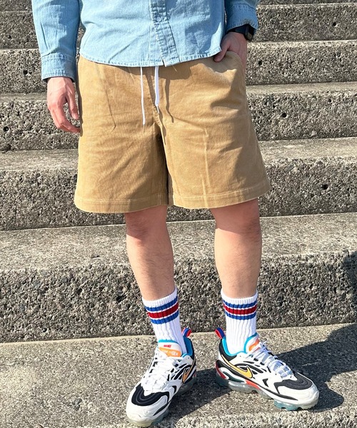 コーデュロイワイドショーツ