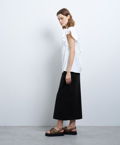 LANVIN en Bleu(ランバンオンブルー)の「ランダムタックドレープカットソー(Tシャツ/カットソー・レディース・イエロー/ネイビー/オフホワイト・38)」の18枚目の写真