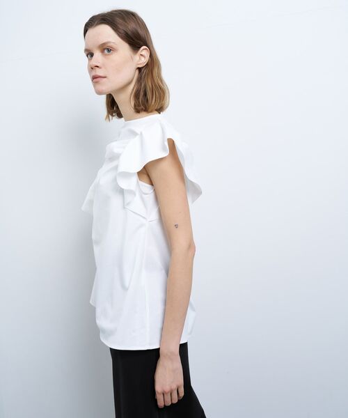 LANVIN en Bleu(ランバンオンブルー)の「ランダムタックドレープカットソー(Tシャツ/カットソー・レディース・イエロー/ネイビー/オフホワイト・38)」の21枚目の写真