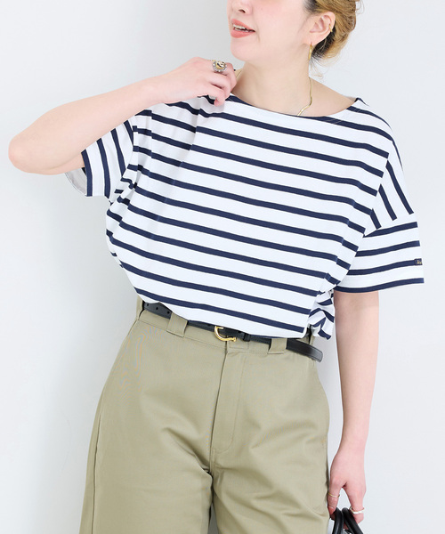 セール】LE MINOR/ルミノア ボーダーS/STEE（Tシャツ/カットソー