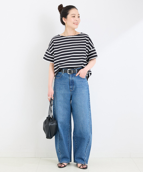 セール】LE MINOR/ルミノア ボーダーS/STEE（Tシャツ/カットソー