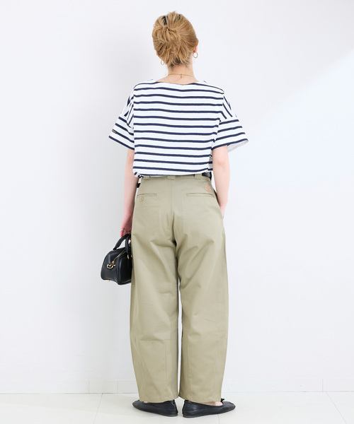 Le Minor（ルミノア）の「LE MINOR/ルミノア ボーダーS/STEE（Tシャツ/カットソー・レディース・ブラック/ブルー/ネイビー/イエロー・FREE）」の14枚目の写真