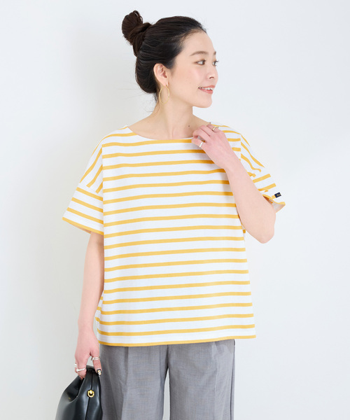 ルミノア　ボーダー セール】LE MINOR/ルミノア ボーダーS/STEE（Tシャツ/カットソー