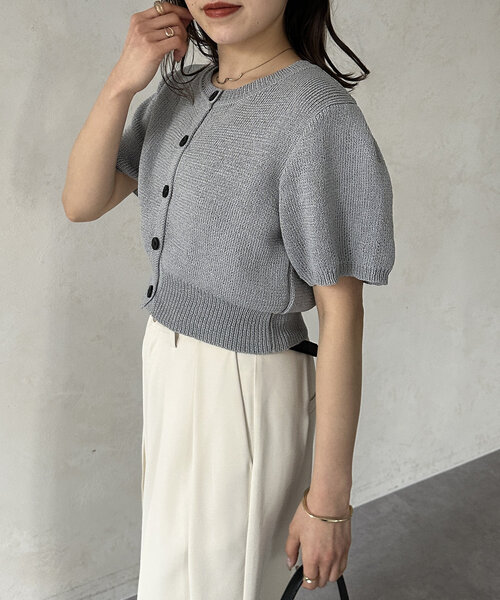 今期商品　新品BELPER パフニットカーディガン BELPER “PUFF KNIT CARDIGAN” - Tribeca（トライベカ）｜島根県
