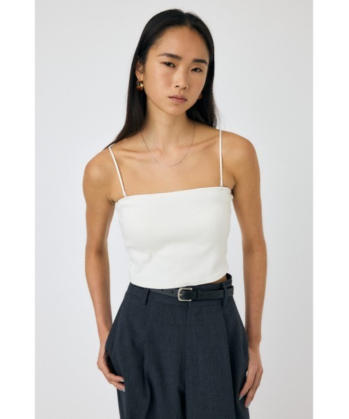 マウジー moussyキャミソール MOUSSY | 【ViVi掲載】SQUARE NECK PLAIN キャミソール