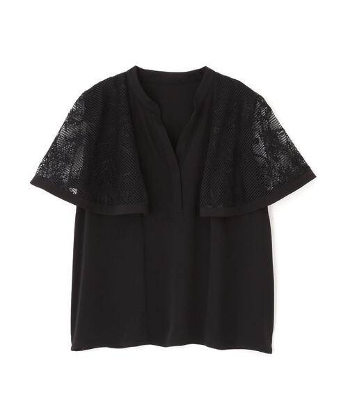 PINKY&DIANNE（ピンキーアンドダイアン）の「◆レースコンビスキッパーブラウス（シャツ/ブラウス・レディース・ブラック/ホワイト・38）」の19枚目の写真