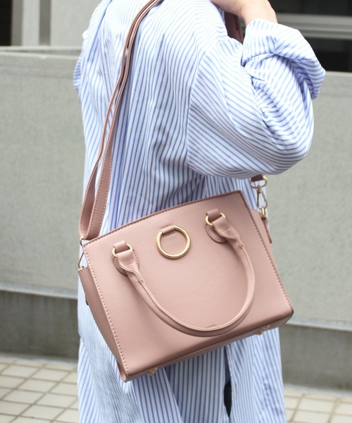 ALTROSE(アルトローズ)の「【ALTROSE】アルトローズ シャロー2WAYミニトート 綺麗め ALT332491(トートバッグ・レディース・アイボリー/ブラック/ピンクベージュ/グレー・FREE)」の14枚目の写真