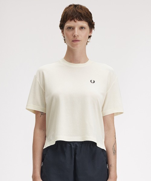 【FRED PERRY】★送料・関税込★クルーネック ピケTシャツ Pique T-Shirt／ピケTシャツ（Tシャツ/カットソー）｜FRED PERRY