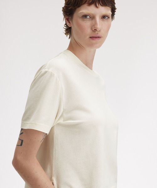 【送料込】FRED PERRY_クルーネックピケTシャツ Jacquard Pique T-Shirt(M X86：TENNIS BLUE): | FRED PERRY