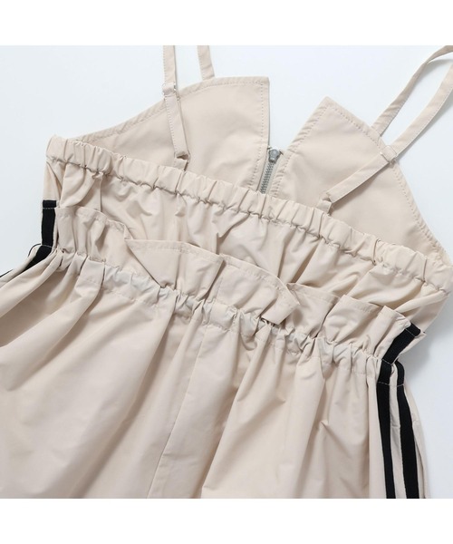 JENNI love(ジェニィラブ)の「ウエストドロストキャミジャンスカ(ジャンパースカート・キッズ・ブラック/ベージュ・160cm/150cm/140cm/130cm)」の19枚目の写真