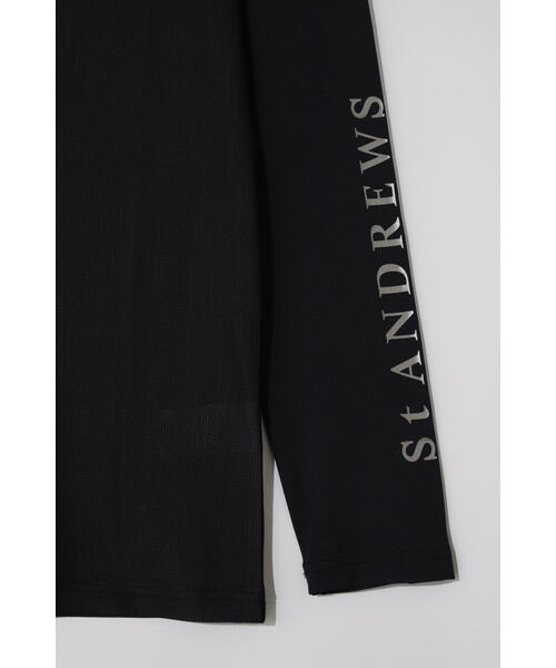 St ANDREWS(セントアンドリュース)の「【St ANDREWS】ツインコットUV×SUNPROFITメッシュ長袖Uネックカットソー (MENS)(Tシャツ/カットソー・メンズ・ホワイト・L/M)」の7枚目の写真
