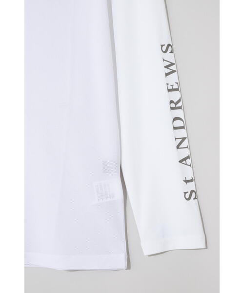 St ANDREWS(セントアンドリュース)の「【St ANDREWS】ツインコットUV×SUNPROFITメッシュ長袖Uネックカットソー (MENS)(Tシャツ/カットソー・メンズ・ホワイト・L/M)」の16枚目の写真
