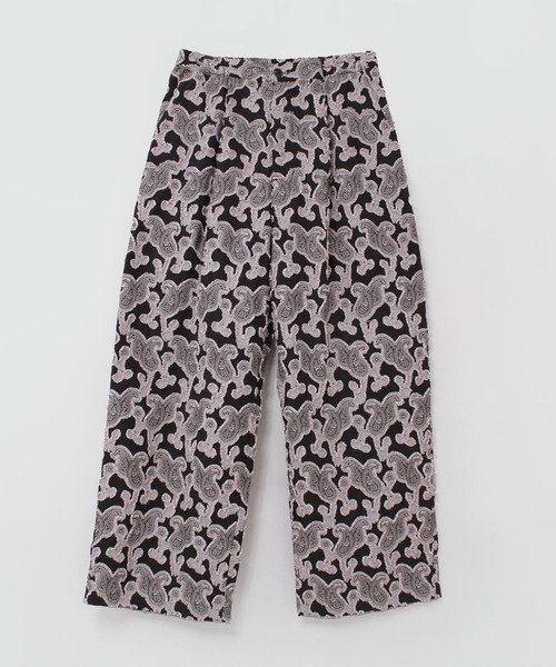 R4337 ペイズリーカットJQパンツ 