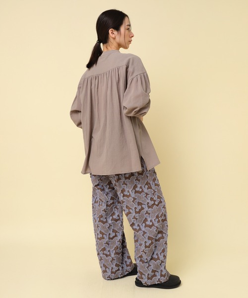 RNA-N(アールエヌエーエヌ)の「R4337 ペイズリーカットJQパンツ(その他パンツ・レディース・ブラック/グレイッシュベージュ/オフホワイト・FREE)」の22枚目の写真