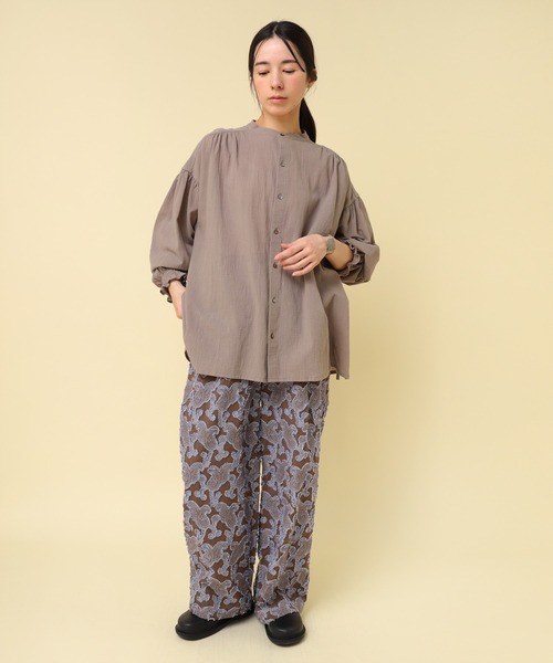RNA-N(アールエヌエーエヌ)の「R4337 ペイズリーカットJQパンツ(その他パンツ・レディース・ブラック/グレイッシュベージュ/オフホワイト・FREE)」の17枚目の写真