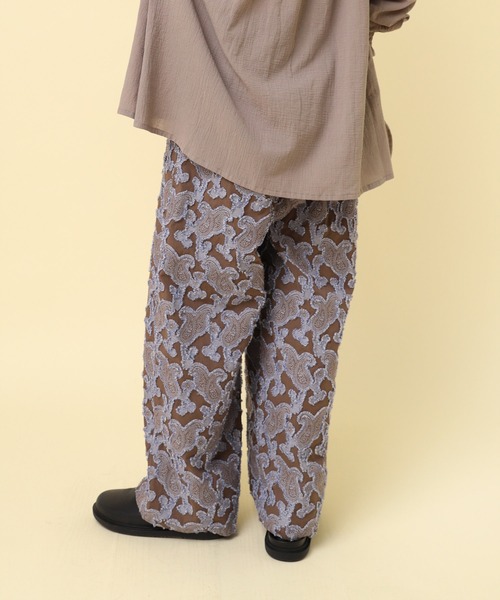 RNA-N(アールエヌエーエヌ)の「R4337 ペイズリーカットJQパンツ(その他パンツ・レディース・ブラック/グレイッシュベージュ/オフホワイト・FREE)」の9枚目の写真